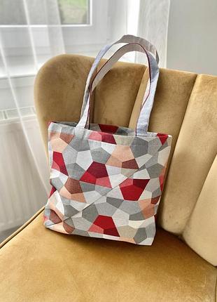 Сумка гобеленова geo167-sm36 limaso, 36x36, квадратна, повсякденний, без люрексу, 75% поліестер, 22% бавовна, 3% акрил, гобелен