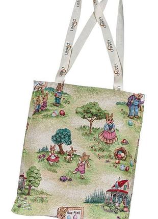 Сумка гобеленова eden1184 limaso, 34x35, прямокутна, великодній, без люрексу, 75% поліестер, 22% бавовна, 3% акрил, гобелен