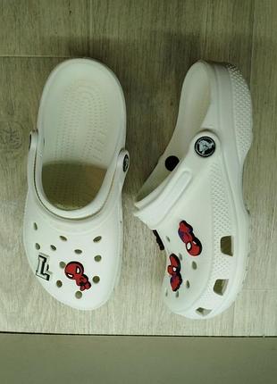 Crocs disney marvel spider-man клоги сабо
