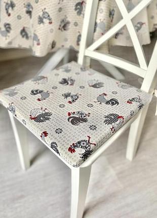 Подушка на стілець гобеленова eden465b limaso, 40x40, квадратна, повсякденний, без люрексу, 75% поліестер, 22% бавовна, 3% акрил,