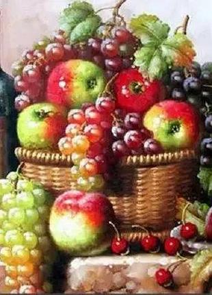 Набор алмазной мозаики colorart 30х40 красивый натюрморт st403
