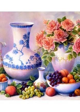 Набор алмазной мозаики colorart 30х40 натюрморт st412