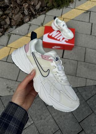 Кросівки nike v2k runtekk beige black
