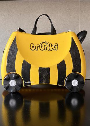 Дитяча валіза trunki "bernard bumble beе", колір жовтий