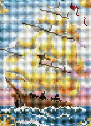 Алмазна мозаїка colorart кораблик 20х30 dt727