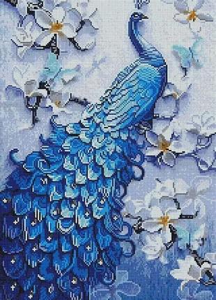 Алмазная мозаика colorart пава у цветах ss815
