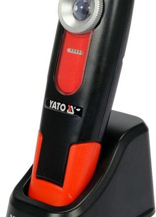 Фонарь ультрафиол. переносной диодный yato; жив.от li-ion аккумул.3,7v 2600 mah,5 вт,390-405 nm(dw)