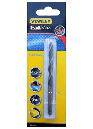 Свердло універсальне швидкісне stanley : ø= 6,5 мм. (метал/дерево/пластик)