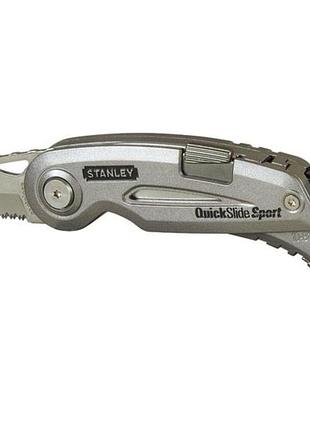 Ніж stanley з 2-ма лезами "quickslide sport utility knife", l= 120 мм