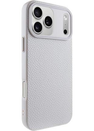 Чехол syndee with magsafe для apple iphone 17 pro max (6.9") titanium gray