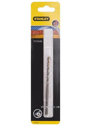 Свердло універсальне stanley : ø= 5 x 133 /53 мм. tct/hm метал, дерево, цегла