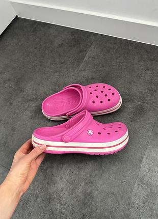 Яскраво-рожеві crocs оригінал, розмір 38
