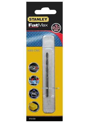 Свердло універсальне швидкісне stanley : ø= 3,2 мм. (метал/дерево/пластик)