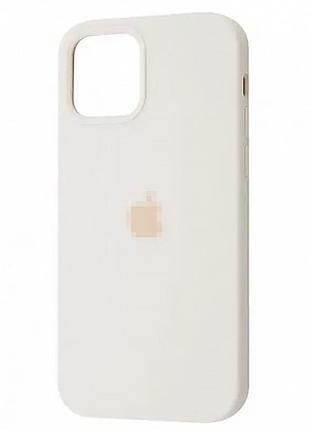 Чохол silicone case для iphone 15 pro антик білий захисний аксесуар для надійного захисту телефона