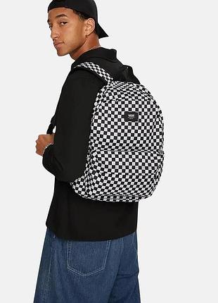 Рюкзак ванс в клетку vans old skool check. рюкзак ванс олд скул. молодежный рюкзак спортивный. женский рюкзак