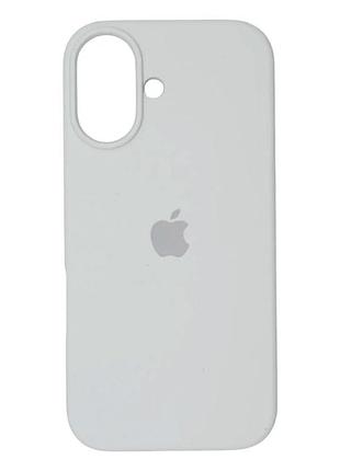 Чехол силиконовый противоударный для iphone 17 белый