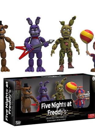 Коллекция фигурок five nights at freddy’s фредди бонни спрингтрап балун бой набор фредди из 4 персонажей в