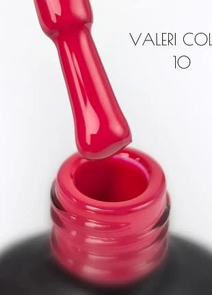 Гель-лак valeri color №10 (темно-розовый), 6 мл