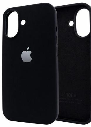 Чехол силиконовый противоударный для iphone 17 черный