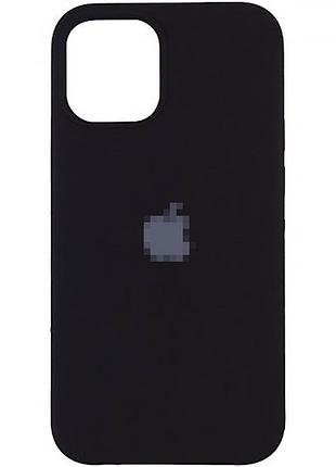 Чехол silicone case для iphone 14 защитный черный аксессуар для надежной защиты устройства