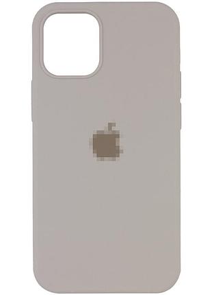 Чехол silicone case для iphone 14 защитный аксессуар с текстурой stone для надежной защиты смартфона