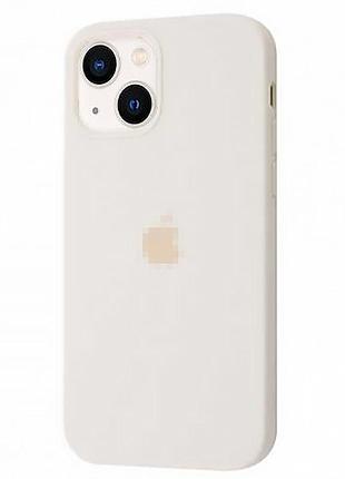 Чехол silicone case для iphone 15 защитный антикварный белый аксессуар для стильного оформления