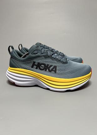 Бігові кросівки на широку стопу hoka one one bondi 8 wide оригінал 1127953 gbms