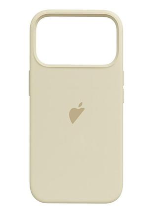 Чохол силіконовий для iphone 17 pro max antique white захисний аксесуар для надійного захисту телефона