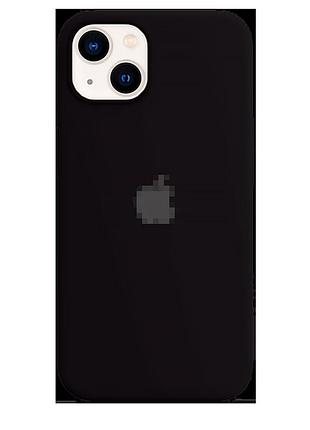 Чехол silicone case для iphone 15 черный защитный аксессуар для надежной защиты телефона