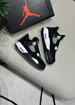 Кросівки nike air jordan retro 4 white thunder