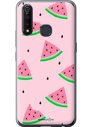 Чехол на vivo z5x розовый арбуз "4314u-1765-2448"