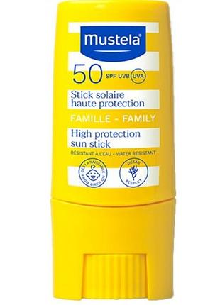 Защитный стик mustela sun spf50 для лица