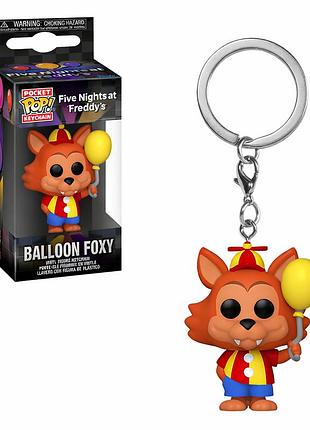 Брелок funko pop balloon foxy five nights at freddy's фнаф фокси с шариком 4 см