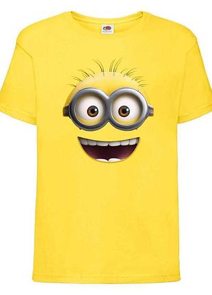 Футболка міньйони (minions 05) жовта, 104-116-128-140-152-164 розмір