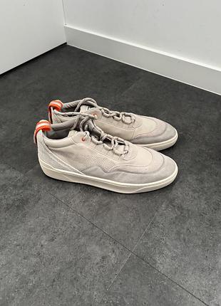 Чоловічі кросівки puma, розмір 47, бежево-сірі, шкіра/замша, стан відмінний