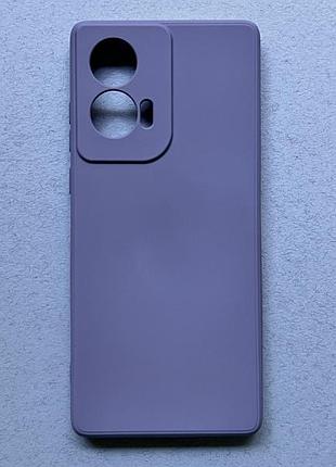 Motorola edge 50 fusion чохол tpu силіконовий протиударний фіолетовий накладка панель бампер