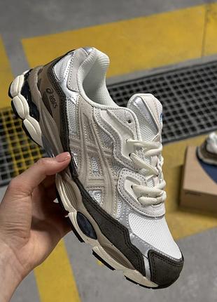Кросівки asics gel-nyc cream brown