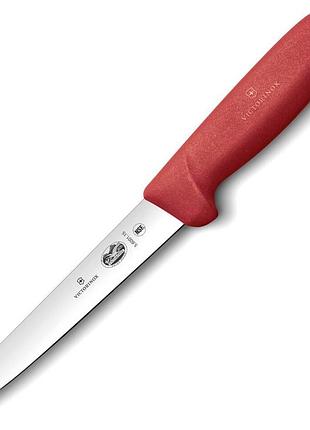 Нож кухонный обвалочный victorinox fibrox 15 см, красный