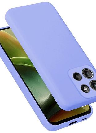 Чехол fiji full soft premium для motorola g86 5g противоударный бампер с микрофиброй violet