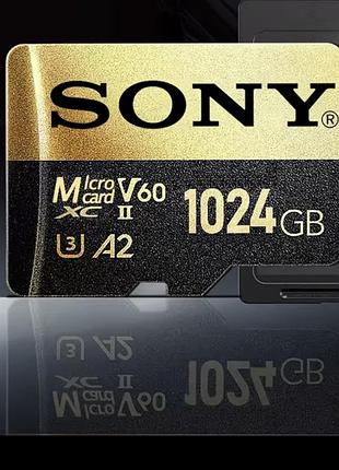 Карта пам'яті sony tf 1tb microsdxc + адаптер