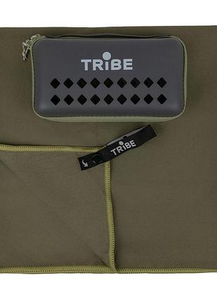 Полотенце из микрофибры tribe pocket towel 90х180 см t-lc-0001-2xl, navy army-green, army-green