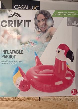 Надувной попугай crivit, предназначенный для плавания