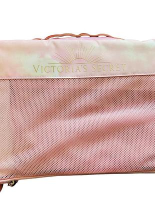 Большая дорожная косметичка victoria’s secret packing sunset ombré l