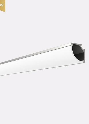 Кутовий led-профіль анодований 2,5 метра для підсвічування ціна за 1м відвантаження кратно 2,5м sku_bg1616_2,5