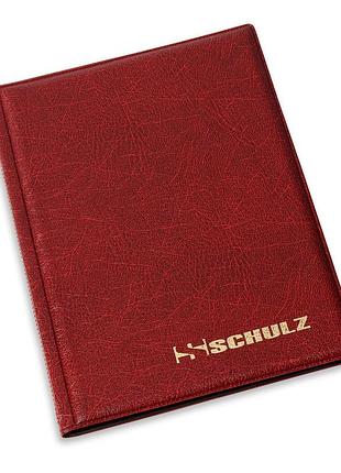 Альбом для монет 108 ячеек микс schulz. красный
