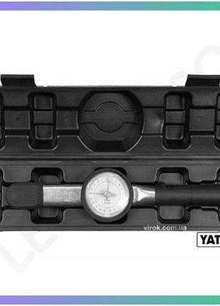 Динамометричний ключ yato yt-07831 стрілковий квадрат 1/4 дюйма для затягування різьбових з'єднань