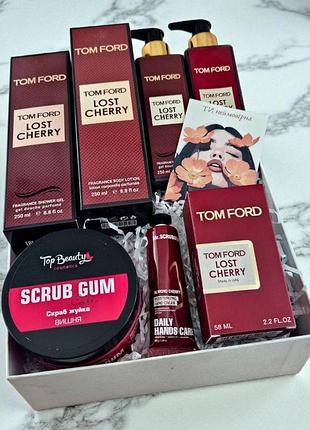 🍒подарунковий набір із парфумами для дівчат tom ford lost cherry