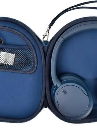 Чехол кейс футляр sony wh-1000xm6 wh-1000xm5 sony wh-ch720n sony wh-ch520 цвет синий