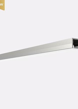 Led профиль накладной 2,5 метра анодированный для мягкого освещения в узких пространствах цена по 1м отгрузке кратно 2,5м