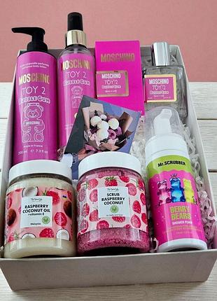 🩷🎁 красивый подарочный набор косметики для ухода девушек. подарок сестре, подруге, девушке.